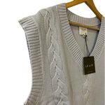 Le lis Collection NWT Women’s Light Blue Knitted Sweater Vest Size Small NEW Photo 2