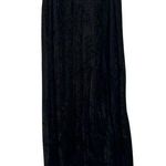 Vintage Y2K Silver Wear Burnout Velvet Wide Leg Cropped Pants Size S Black Photo 0