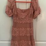Free People S Be Your Baby Lace Mini Dress in Pink Photo 2