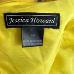 Jessica Howard  Yellow and Brown Floral Mini Dress Photo 5