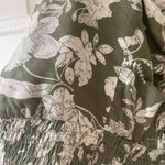 Blush Green And White Floral Tank Top Photo 1