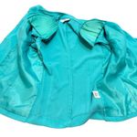 Kate Rosy Women's Small Blue‎ Teal Double Button Blazer Long Sleeve Jacket Blue Photo 5