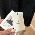 Something Navy  Black Metallic Balloon Sleeve Dress. Medium Photo 5