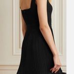 NWOT HVN Suki Feather Trim Belted Dress Black Size 16 Photo 2