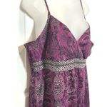APT 9 Women's Purple Paisley Print Camisole Dress Size XL X Photo 1