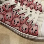 Pink Piggy Face Print Custom Low Top Tennis Shoes Sneakers W8 M9 Size 8 Photo 6