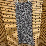 Lost + Wander Lost +‎ Wander Black Floral Maxi Skirt Size Medium Photo 1