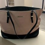 Nine West Chic Pink and Black Tote Bag with Sturdy Design-like new Photo 1