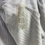 LuLaRoe  Women's Long Cardigan Long Sleeve Gray Floral Ribbed Size Medium Photo 4