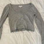 Boutique  Heather Grey Pajama Set Photo 2