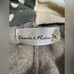 Anthropologie Charlie and Robin Multi Color Wool Scarf Cardigan Sweater Photo 7