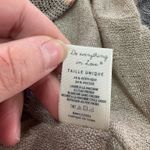 Do Everything In Love  Sweater Women One Size Tan Striped‎ Fringe Anthro Kimono Photo 3