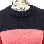 ALC Frank A.L.C. Women’s Size M L Italian Alpaca + Wool Colorblock Pullover Sweater Photo 2