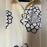 Sports Savvy Yellow and Blue Floral Jacket Size L Size L Photo 4