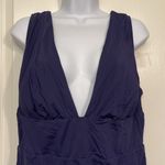 ANDIE Plus Size  Mykonos Plunge Classic One Piece Navy Blue Size XXXL EUC #6725 Photo 1