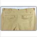 U.S. Polo Assn. khaki cropped capri clam digger skimmer pants size 14 Photo 59