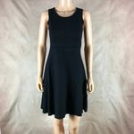 Charter Club Fit & Flare Ribbed Knit Black Dress P/S Photo 10