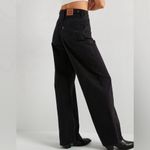 Levi's 🆕 NWT Levi’s Cinch Baggy High Rise Straight Leg Jeans Wide-Leg Black Sz 25 X 31 Photo 7