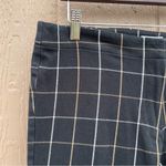 J.Jill Womens Pants Black Ankle Premium Bi Stretch Windowpane Plaid Size 12 Photo 3