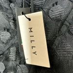 Milly  Black Lace Midi Pencil Skirt NWT in Size 4 Photo 4