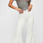 We The Free Free People Just Float On Flare Jeans Size 29 Winter White NWOT Photo 0