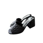 Karl Lagerfeld Paris Sheena Slide Sandal in Black at Nordstrom Size 8 Open Toe Photo 1