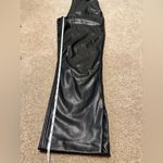 Abercrombie & Fitch NWT 90s Straight Ultra High Rise Vegan Leather Pant Size 26 Photo 14