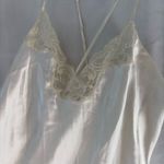 Victoria's Secret Vintage Victoria’s Secret gold label Cream Satin Nightgown lace detail small Photo 4