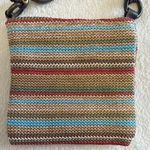 Sun 'N' Sand Accessories Portola Stripe Woven Crossbody Bag Brown Photo 3