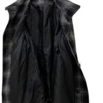 Jones New York Wool Blend Plaid Pea Coat L Photo 7