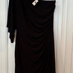 Saint Tropez West  Black‎ One Shoulder Dress 6 Photo 0