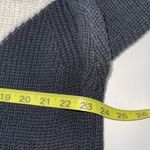 EXPRESS Red White Black Heavyweight Knit Oversized Tunic Sweater Photo 8