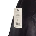 Equipment Ines Black Satin Wide Leg Cargo Pocket Trouser Pants Size 10 Photo 10