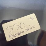 Banana Republic  Linen Blend Navy Skirt Size 16~NWT 
S/758285-00
BLULAGNA Photo 9