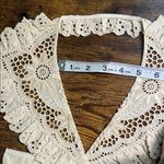 Vintage Cream Lace Collar Blouse Accessory Photo 4