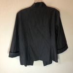 Dress Barn Blazer Denim Ruffled Collar Jacket 3/4 Sleeves Sz 18/20W GUC PLUS Sz Photo 11