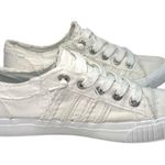 blowfish Braided Design White Pull-on Canvas Sneakers Women sz 9.5 Photo 1