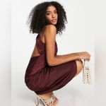 ASOS  DESIGN bias cut midi dress with scoop back in satin twill C17 Photo 2