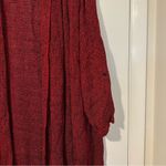 Panache Vintage Womens Fringe Detail Open Front Topper Jacket Medium Red Photo 3