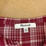 Madewell Balloon Sleeve Peasant Top in Plaid Photo 7