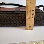 Fossil  Kinsley Crossbody Black Cloth Monogram With‎ Leather Accent Academia Bag Photo 8