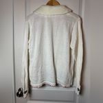 VINTAGE Victoria Jones White Embroidery Christmas Cardigan size L Size L Photo 5