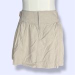 Old Navy Vintage  linen blend khaki miniskirt Photo 3