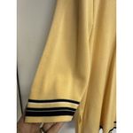 Misook Maize Yellow Black‎ White Stripe Knit Top Women’s Size XL 3/4 Long Sleeve Photo 6