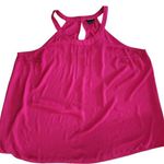 Torrid size 1 pink Georgette Pleated Goddess Neck Tank Photo 0