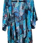 Mudd  Tropical kimono cardigan women’s size medium Photo 0
