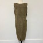 Harvé Benard Vintage Harve Benard Brown Plaid 100% Wool Dress Sz 12 Fall Autumn Leaf Photo 2