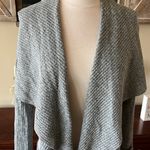 The Comfy Waterfall Gray Duster Waffle Cardigan Sweater Skylar & Jade Womens M New Photo 4