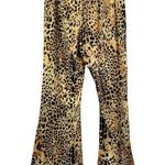Half Heart Women's Animal Print Stretch Pants Brown Size M Photo 0