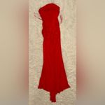 STAUD NWOT  Julius halter thigh slit red rose Maxi Dress sz S Photo 6
